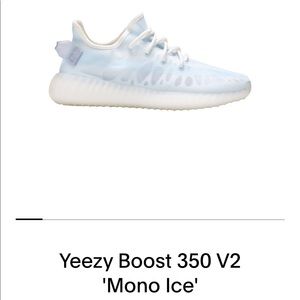 Yeezy Boost 350 V2
'Mono Ice' Men size 8